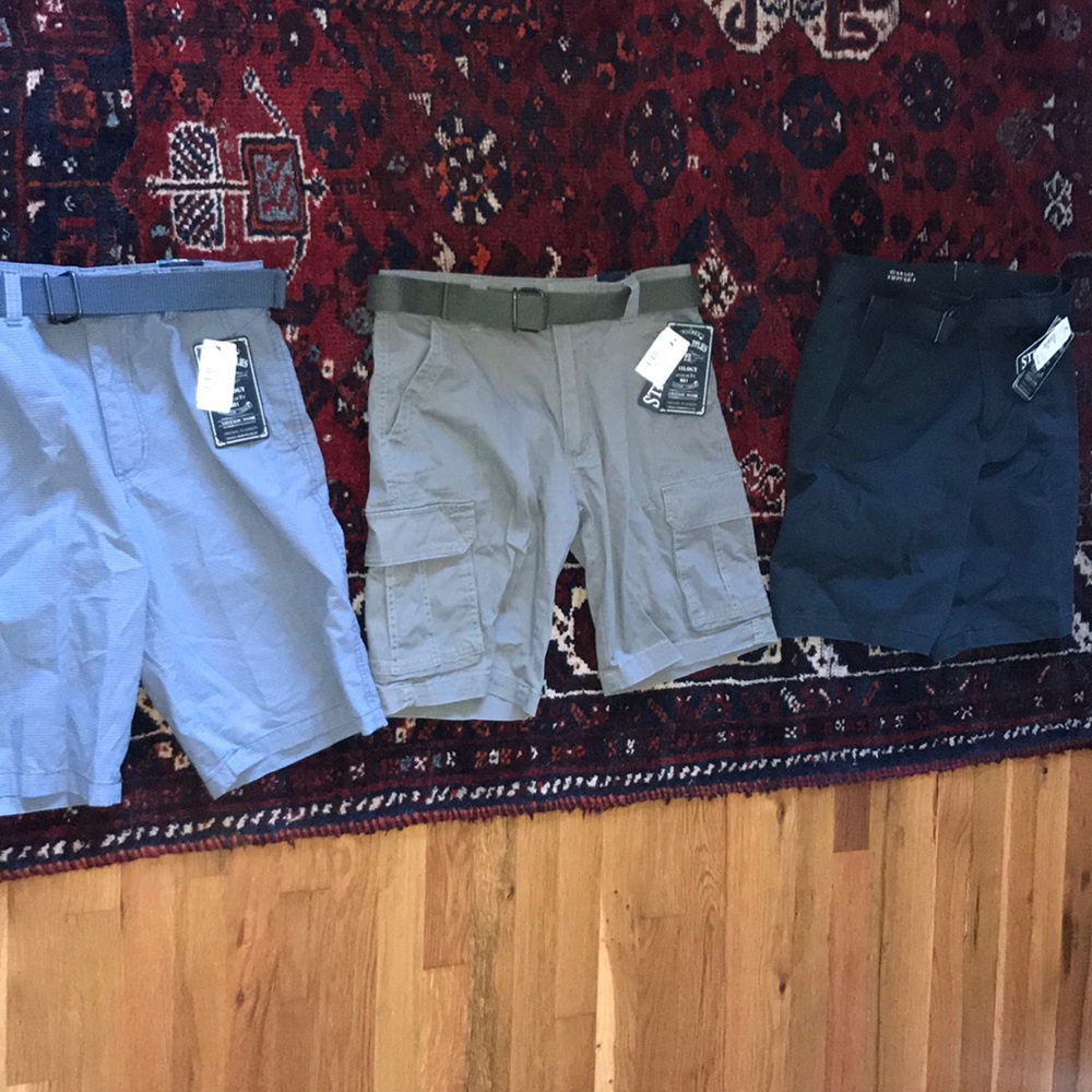 NWT Three pairs of Men’s Size 30 shorts